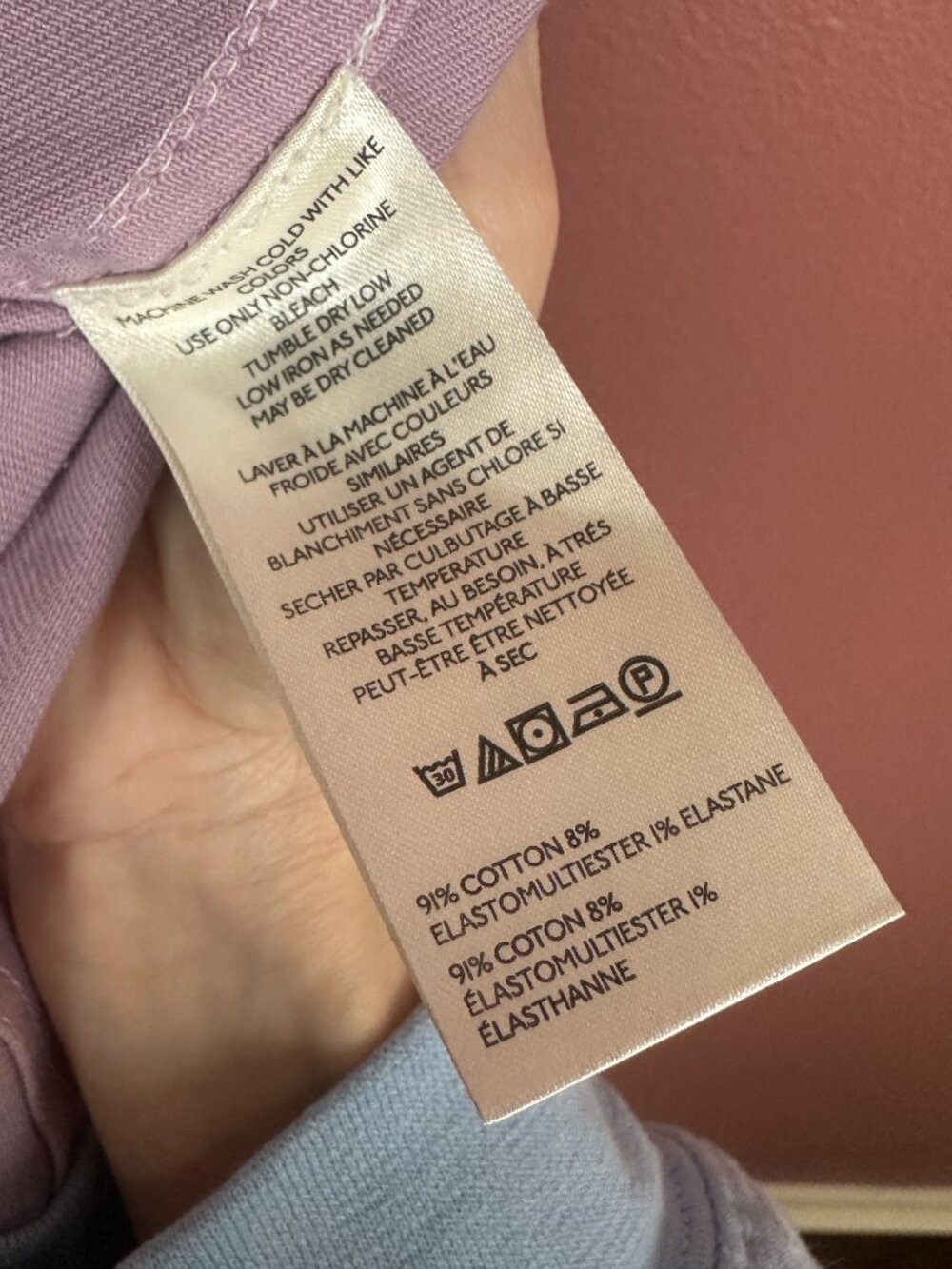 NWT Anthropologie Pilcro Carpenter Maxi Skirt in Lilac Size 8 - Picture 10 of 12